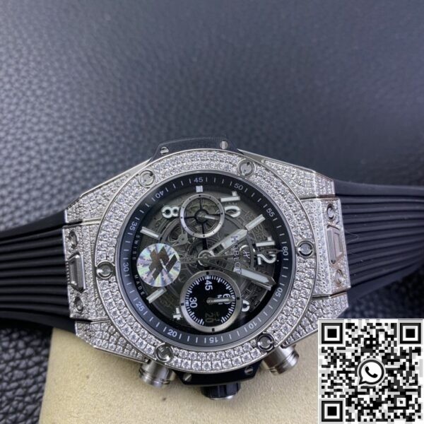 ZF Hublot Diamond Bezel BIG BANG Unico 421.NX.1170.RX.1704