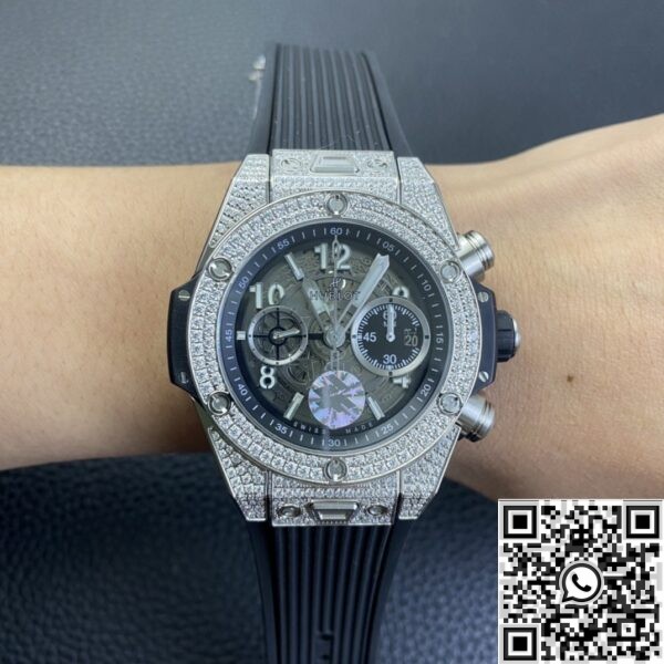 ZF Hublot Diamond Bezel BIG BANG Unico 421.NX.1170.RX.1704