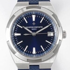 Fake Vacheron Constantin - Overseas 4500V Blue Rubber Strap