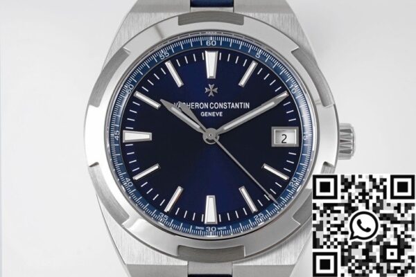 Fake Vacheron Constantin - Overseas 4500V Blue Rubber Strap