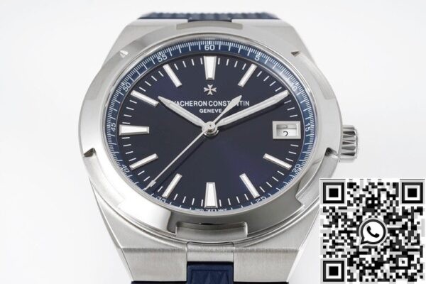 Fake Vacheron Constantin - Overseas 4500V Blue Rubber Strap