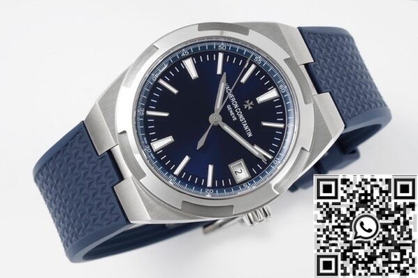 Fake Vacheron Constantin - Overseas 4500V Blue Rubber Strap