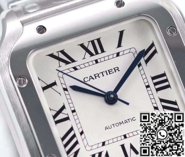 Fake Cartier Santos - BV Factory WSSA0029 Whit Dial