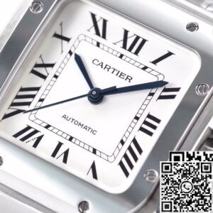 Fake Cartier Santos - BV Factory WSSA0029 Whit Dial