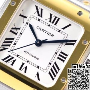 Cartier Watch Fake - BV Factory Santos W2SA0016 White Dial