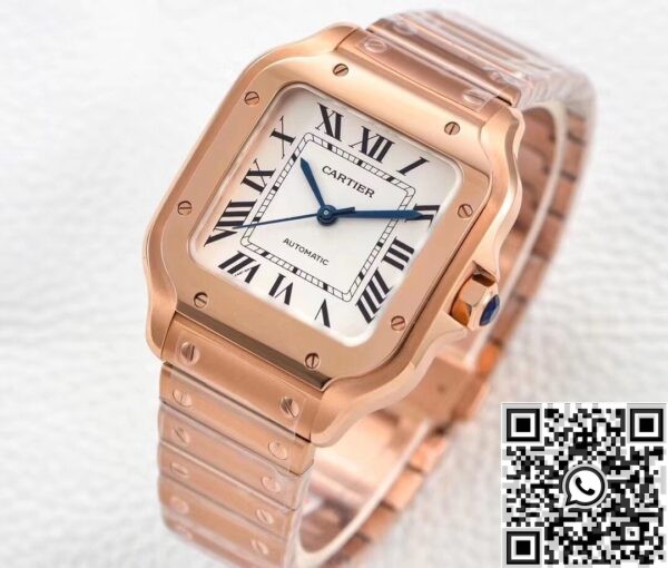 Cartier Fake Santos - BV Factory WGSA0031 Rose Gold Watch