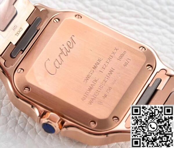 Cartier Fake Santos - BV Factory WGSA0031 Rose Gold Watch