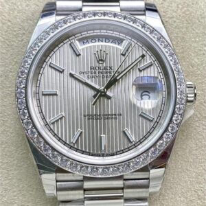 Replica Rolex Day Date EW Factory - White Gold Size 40mm