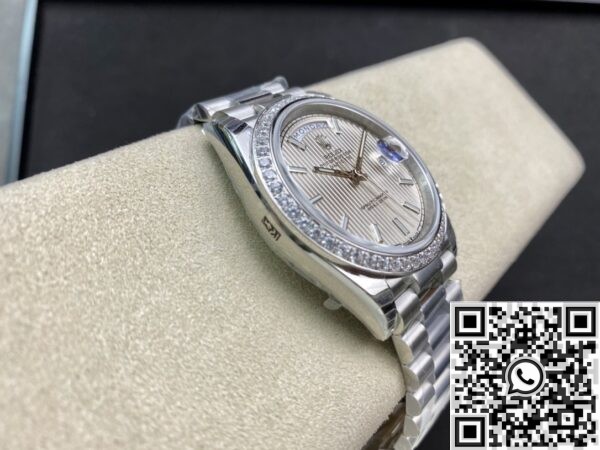 Replica Rolex Day Date EW Factory - White Gold Size 40mm