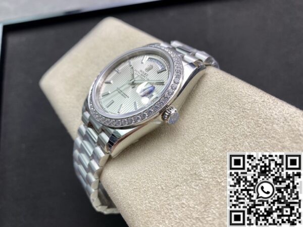 Replica Rolex Day Date EW Factory - White Gold Size 40mm