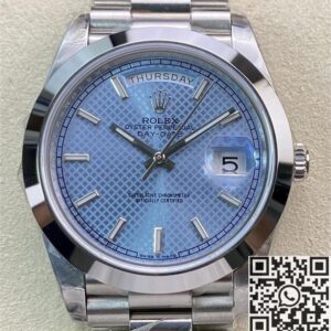 Rolex Day Date Replica EW Factory - Light Blue Dial Size 40mm