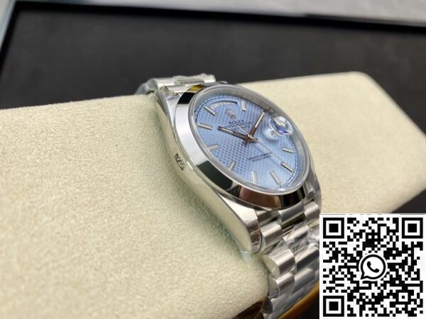 Rolex Day Date Replica EW Factory - Light Blue Dial Size 40mm