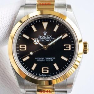 Replica Rolex Explorer EW Factory - Black Dial Size 40mm