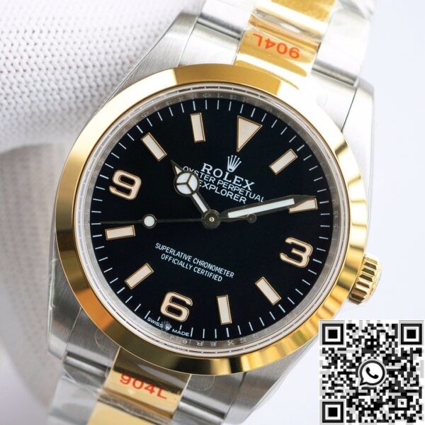 Replica Rolex Explorer EW Factory - Black Dial Size 40mm