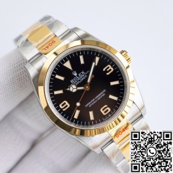 Replica Rolex Explorer EW Factory - Black Dial Size 40mm