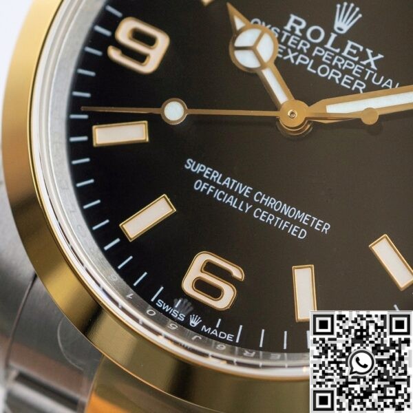 Replica Rolex Explorer EW Factory - Black Dial Size 40mm