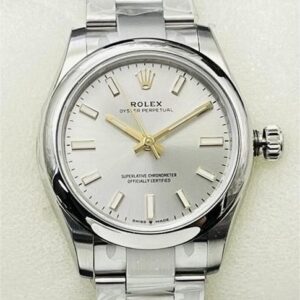 Rolex Fake Oyster Perpetual - Silver Dial Size 36mm