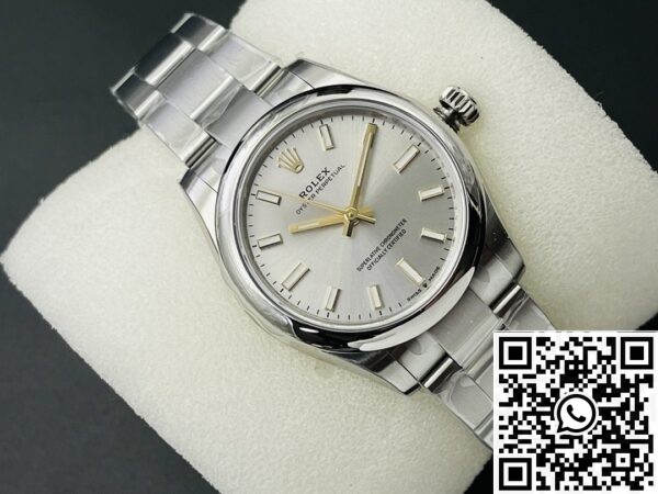 Rolex Fake Oyster Perpetual - Silver Dial Size 36mm