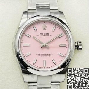 Rolex Oyster Perpetual Fake - Pink Dial Size 36mm