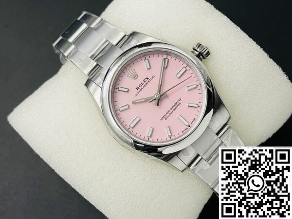 Rolex Oyster Perpetual Fake - Pink Dial Size 36mm