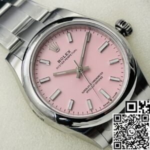 Rolex Oyster Perpetual Fake - Pink Dial Size 36mm