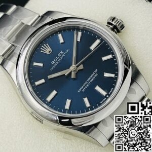 Rolex Oyster Perpetual Best Replica - Blue Dial Size 36mm