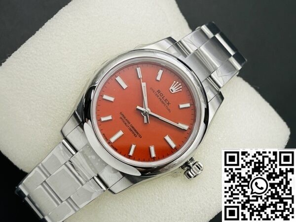 Best Replica Rolex Oyster Perpetual - Coral Red Dial Size 36mm