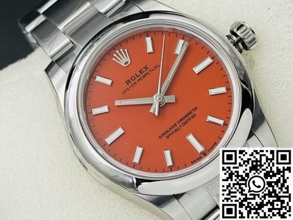 Best Replica Rolex Oyster Perpetual - Coral Red Dial Size 36mm