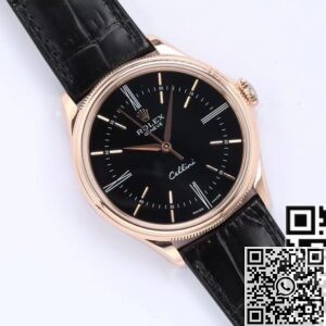 Fake Rolex Cellini - EW Factory M50505-0009 Black Dial