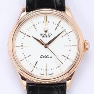 Copy Rolex Cellini - EW Factory M50505-0021 White Dial