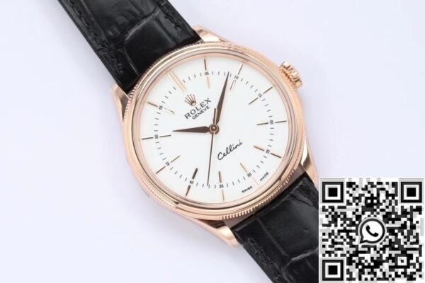 Copy Rolex Cellini - EW Factory M50505-0021 White Dial