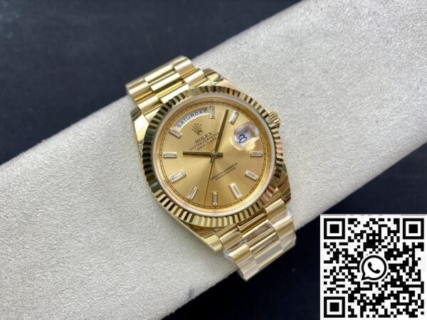 Rolex Day Date Replica - EW Factory Champagne Dial Size 40mm