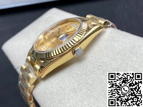 Rolex Day Date Replica - EW Factory Champagne Dial Size 40mm