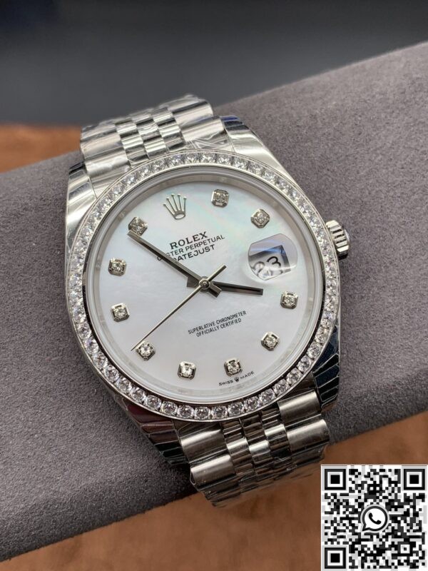 Rolex Replica Datejust - EW Factory Diamond Bezel Size 41mm