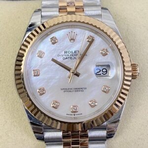 EW Factory Rolex Fake Datejust - Mother-of-Pearl Diamonds