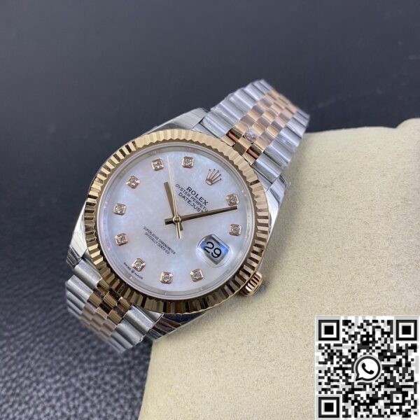 EW Factory Rolex Fake Datejust - Mother-of-Pearl Diamonds