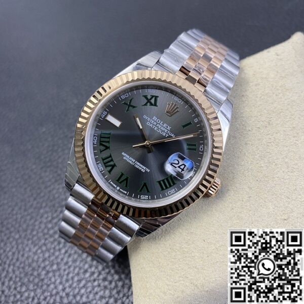 EW Factory Rolex Fake Datejust - Rose Gold Size 40mm