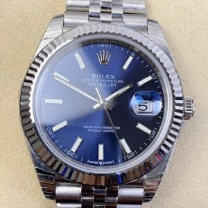 EW Factory Rolex Duplicate - Datejust Blue Dial Size 41mm