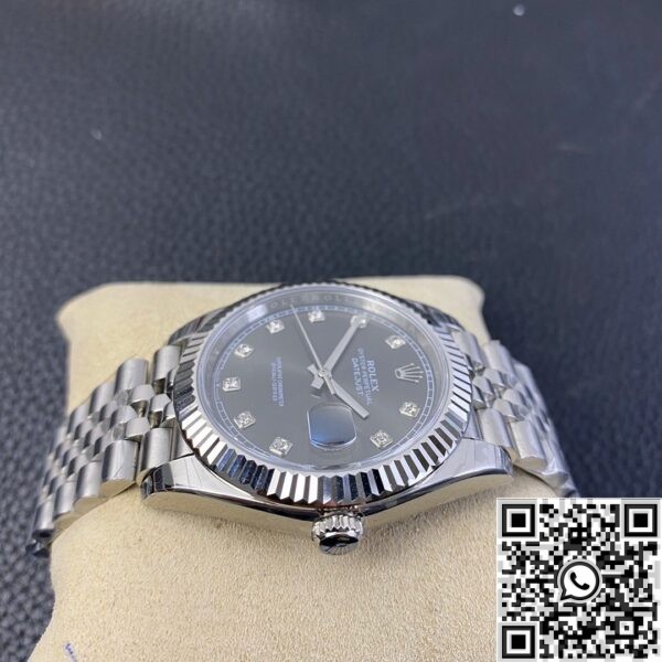 EW Factory Copy Rolex Datejust -Gray Dial Size 41mm