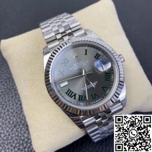 EW Factory Duplicate Rolex Datejust - Dark Gray Dial Size 41mm