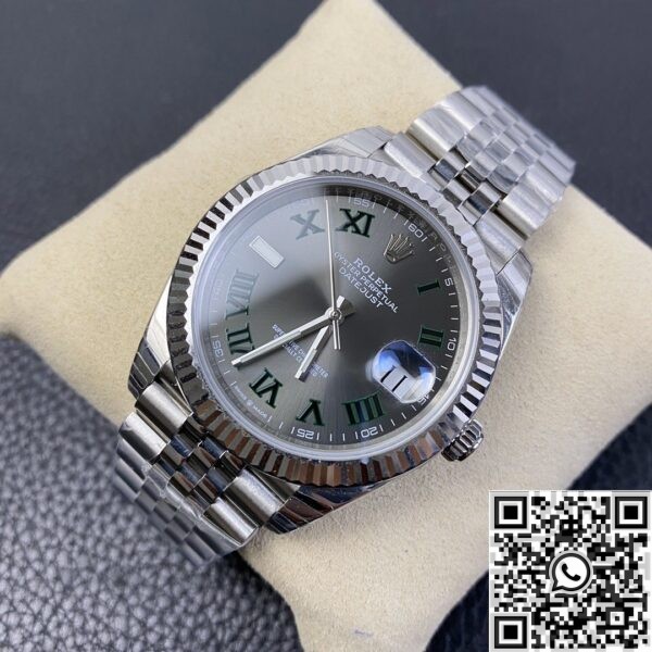 EW Factory Duplicate Rolex Datejust - Dark Gray Dial Size 41mm