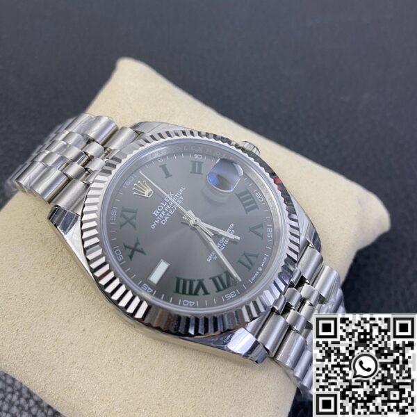 EW Factory Duplicate Rolex Datejust - Dark Gray Dial Size 41mm