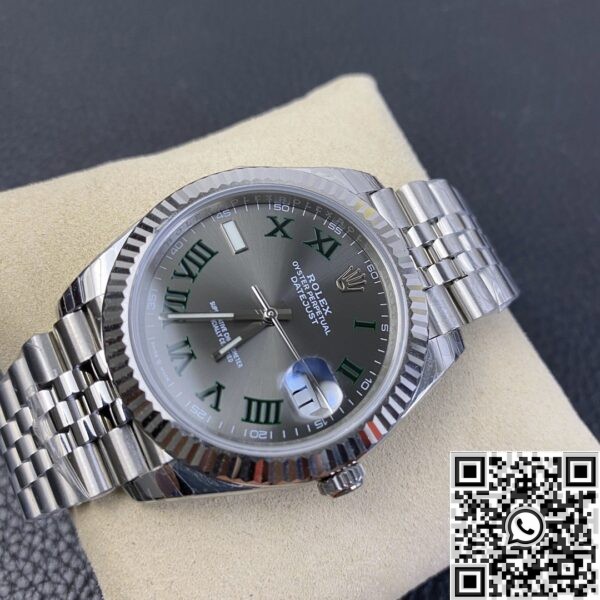 EW Factory Duplicate Rolex Datejust - Dark Gray Dial Size 41mm