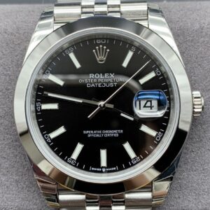 EW Factory Fake Rolex Datejust - Black Dial Size 41mm