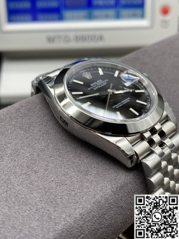 EW Factory Fake Rolex Datejust - Black Dial Size 41mm