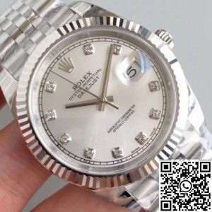 EW Factory Replica Rolex Datejust - Silver Dial Size 41mm