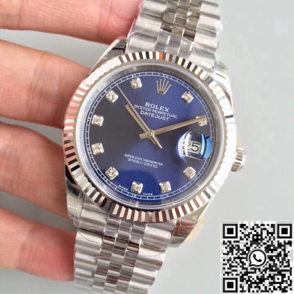 EW Factory Rolex Datejust Imitate - Blue Dial Size 41mm