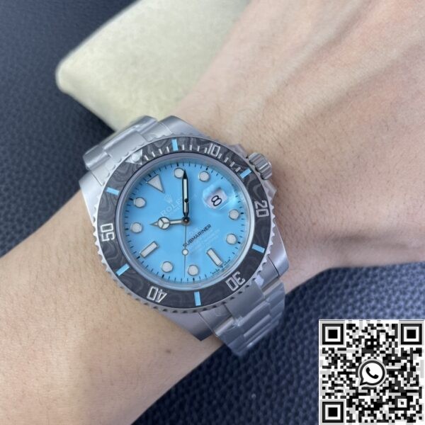 VS Factory Custom Rolex Submariner Tiffany Blue Watch