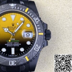 Rolex Submariner Custom Watch VS Factory Gradient Yellow