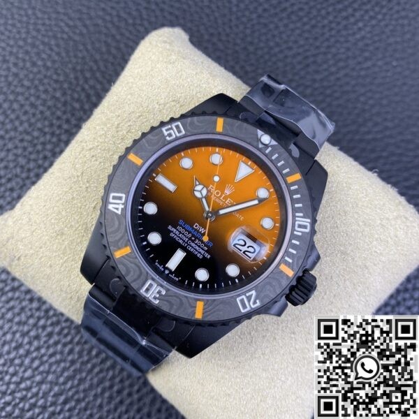 VS Custom Rolex Submariner Watches Gradient Orange